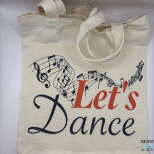 Lets Dance - Small Canvas Tote Bag